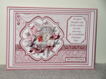 ROBIN & CLOCK Christmas A5 Pyramage & Insert Kit by Wayne Swan