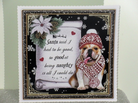 Doggy Christmas4 Mini Card Kit by Wayne Swan