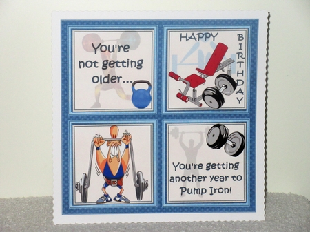 8x8 Another year to pump iron mini kit by Wayne Swan