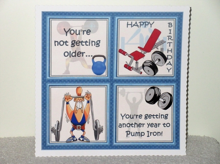 8x8 Another year to pump iron mini kit by Wayne Swan
