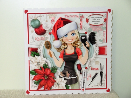 Hope Your Christmas is Curly and Blonde by Wayne Swan