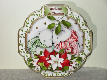 Under the Mistletoe - Shaped Card Mini Kit by Wayne Swan