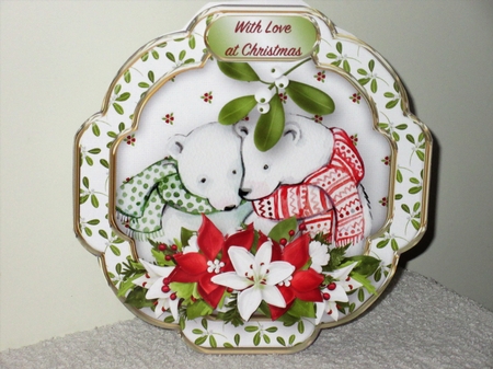 Under the Mistletoe - Shaped Card Mini Kit by Wayne Swan