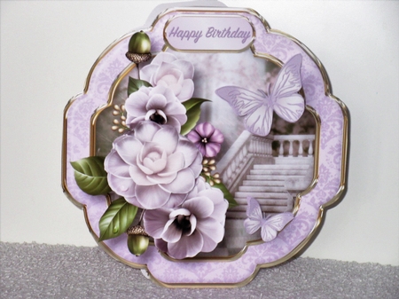 Soft Camellias - Shaped Card Mini Kit by Wayne Swan