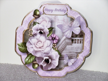 Soft Camellias - Shaped Card Mini Kit by Wayne Swan