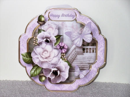 Soft Camellias - Shaped Card Mini Kit by Wayne Swan