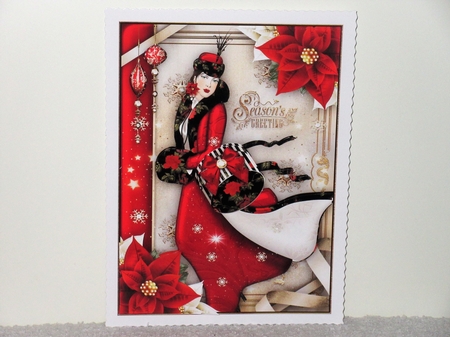 Winter Christmas Holiday Fashion Style Mini Kit Lady by Wayne Swan