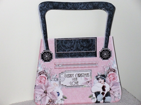 Deco the Halls Gift Handbag & Gift Card/ Money Wallet Purse. by Wayne Swan