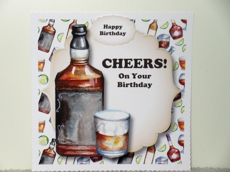 Birthday Cheers - Whiskey by Wayne Swan
