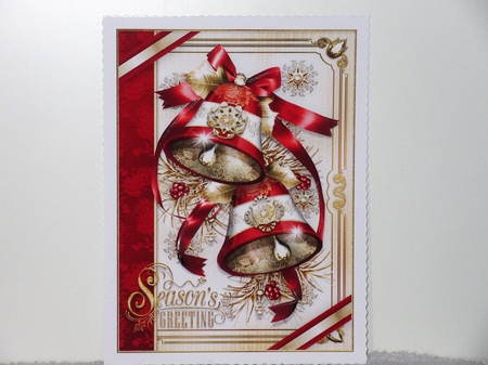 Christmas Red Vintage Bells Mini Kit by Wayne Swan