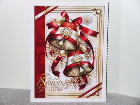 Christmas Red Vintage Bells Mini Kit by Wayne Swan