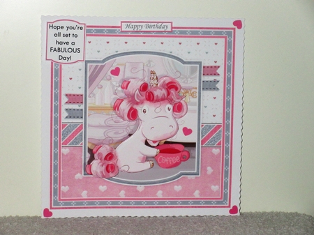 FABULOUS UNICORN 7.5 Decoupage & Insert Card Kit by Wayne Swan