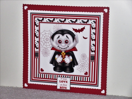 LONG IN THE TOOTH Humorous Dracula 7.5 Decoupage & Insert Kit All Occasions by Wayne Swan