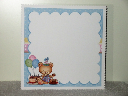8x8 Happiness is birthday cake by Wayne Swan