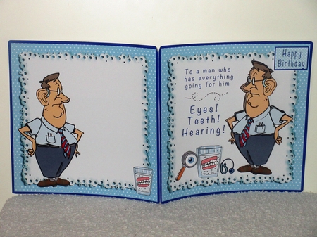 To A Man Who Has Everything Going For Him - Decoupage by Wayne Swan
