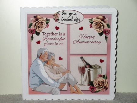 Champagne Roses Anniversary Mini Kit by Wayne Swan