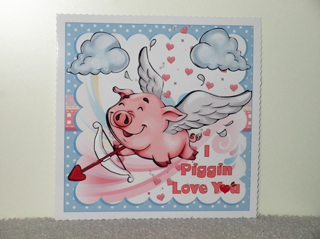 8x8 I piggin love you mini kit by Wayne Swan