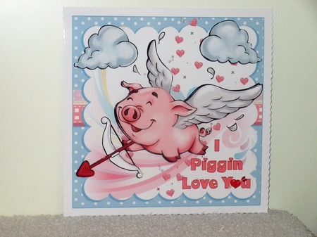 8x8 I piggin love you mini kit by Wayne Swan
