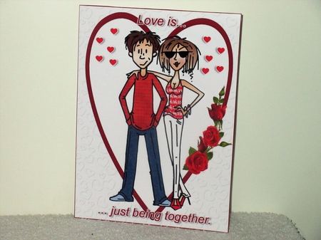 Love is Valentine or anniversary by Wayne Swan