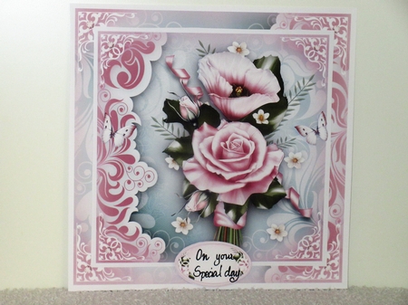 Soft Pink Floral Bouquet Mini Kit by Wayne Swan