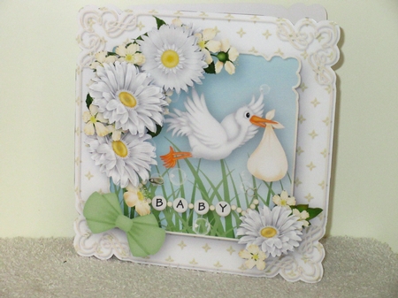 New Baby Boy or Girl - Shaped Corners Card Mini Kit by Wayne Swan