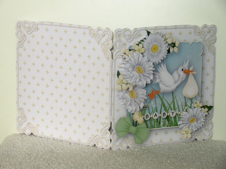 New Baby Boy or Girl - Shaped Corners Card Mini Kit by Wayne Swan