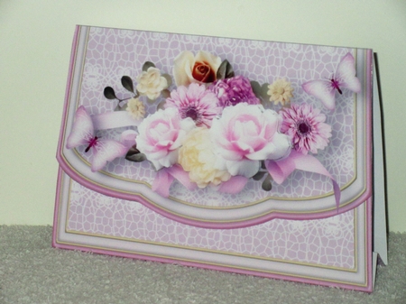 Pastel Posy - Flapover Card Mini Kit by Wayne Swan