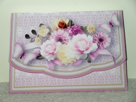 Pastel Posy - Flapover Card Mini Kit by Wayne Swan
