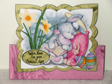 Triangle Base Mini Kit - Easter Bunny Wishes #5 by Wayne Swan