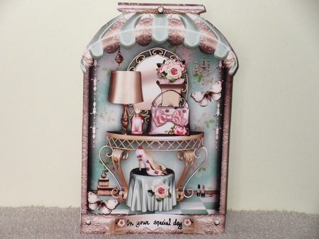 Boutique Shaped Shabby Chic Card Pastel Mini Kit  by Wayne Swan