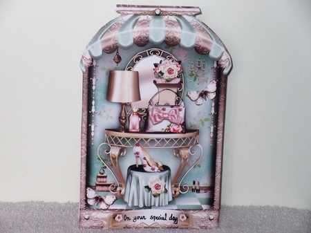Boutique Shaped Shabby Chic Card Pastel Mini Kit  by Wayne Swan