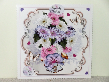 Pastel Floral Vase Mini Page Kit  by Wayne Swan