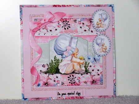 Cute Bonnet Girl Mini Kit by Wayne Swan