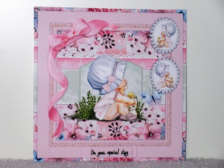 Cute Bonnet Girl Mini Kit by Wayne Swan