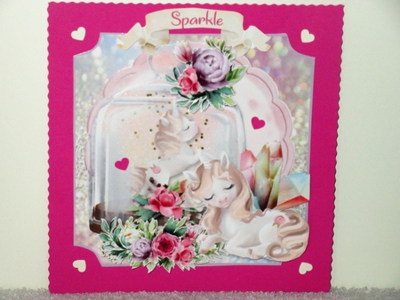 The Princess & the Unicorn  6 6x6 Cards, Inserts & Envelope Kit by Wayne Swan