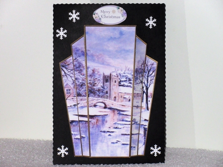 Art Deco Watercolour Stacker Winter Scenes 8 by Wayne Swan