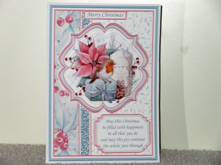 ROBIN & CANDLE Christmas A5 Portrait Pyramage & Insert Kit by Wayne Swan