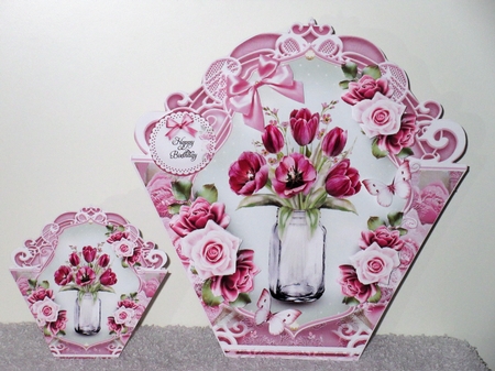 Bordeaux Tulips Bouquet Mini Kit by Wayne Swan