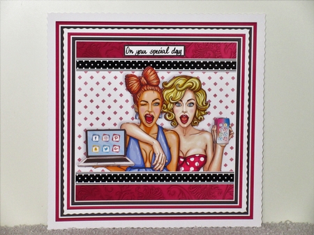 SOCIAL MEDIA FOREVER HOUSEWORK WHENEVER 7.5 Humorous Decoupage Kit by Wayne Swan
