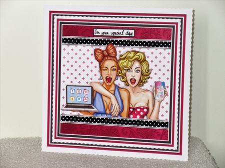 SOCIAL MEDIA FOREVER HOUSEWORK WHENEVER 7.5 Humorous Decoupage Kit by Wayne Swan