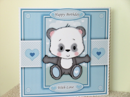 Blue Baby Panda Mini Kit by Wayne Swan