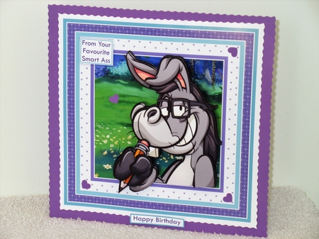 FAVOURITE SMART ASS 7.5 Decoupage Card Kit by Wayne Swan
