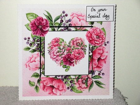 Gorgeous Watercolour Floral Heart 1 by Wayne Swan