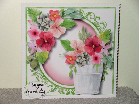 Beautiful Wildflowers Tin Pot by Wayne Swan