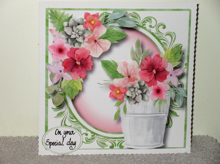 Beautiful Wildflowers Tin Pot by Wayne Swan