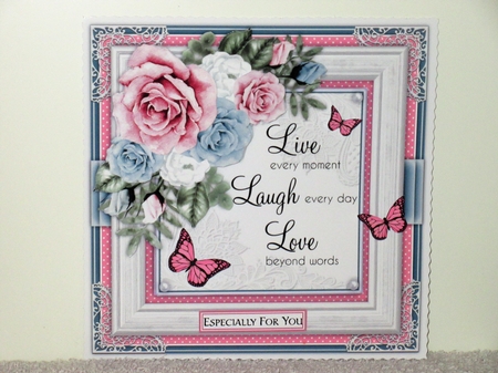 Floral Rose18 Mini Card Kit by Wayne Swan