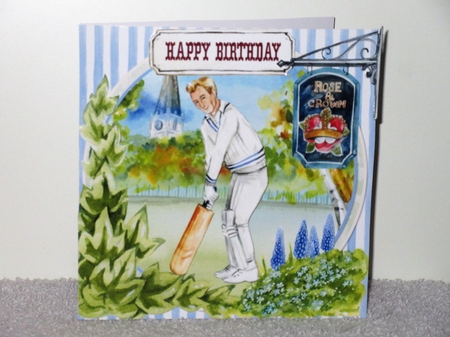 Howzat! - 6x6 Complete Card & Envelope Kit by Wayne Swan