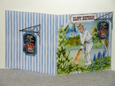 Howzat! - 6x6 Complete Card & Envelope Kit by Wayne Swan