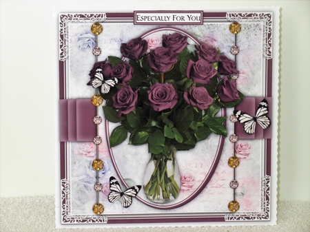Delicate Roses3 Mini Card Kit by Wayne Swan