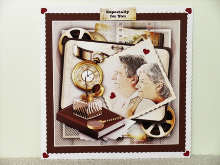 Elderly Couple Lovely Memories Card Mini Kit by Wayne Swan
